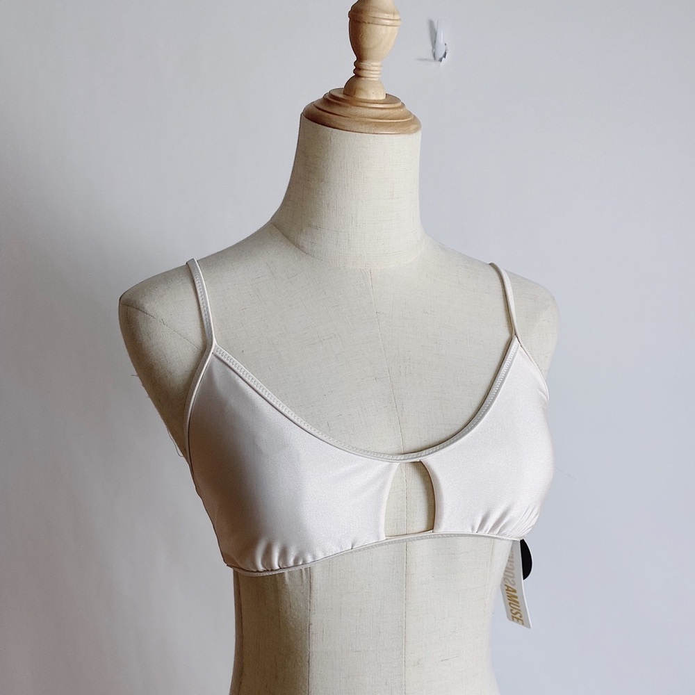 NWT AMUSE SOCIETY Beach Vida Bling Shimmer Top